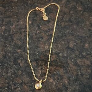 Roberta Chiarella Chic Gold Necklace with Round Pendant